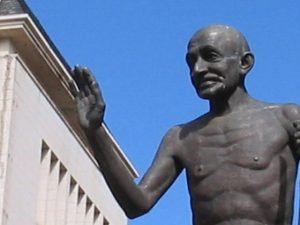 statue of Mahatma Gandhi in the center of Pietermaritzburg 300x225 South African Cities – Tour South Africa   Pietermaritzburg